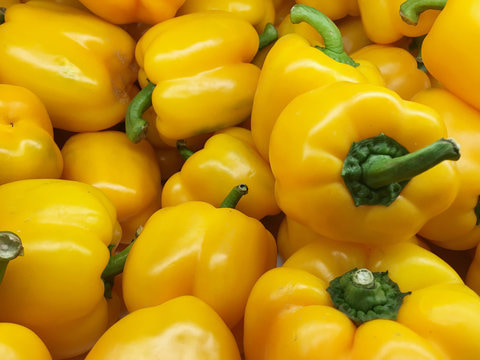 تصویر 1 از فلفل دلمه ای زرد ارگانیک گلخانه ای ممتاز